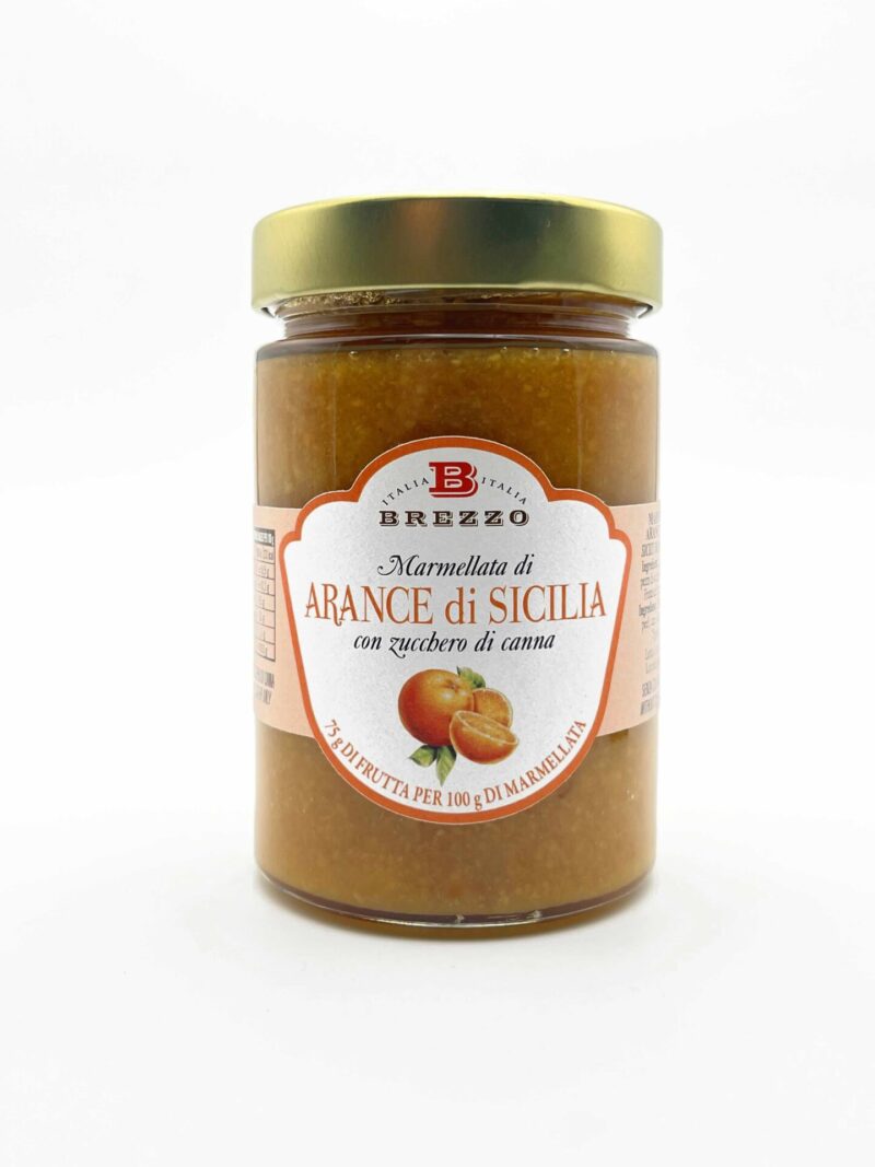 marmellata di arance di sicilia con zucchero di canna apicoltura brezzo