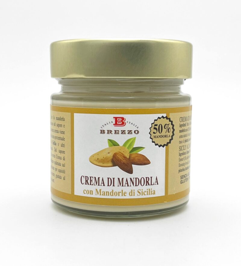 Crema di Mandorla di Sicilia apicoltura brezzo