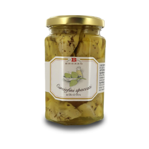 carciofini spaccati in olio di oliva apicoltura brezzo