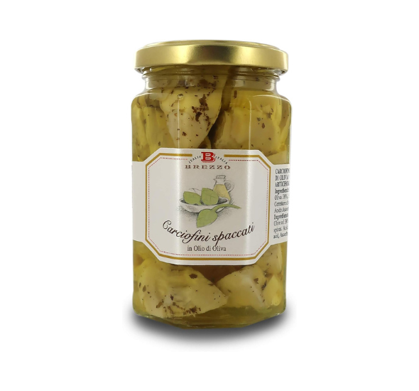 carciofini spaccati in olio di oliva apicoltura brezzo